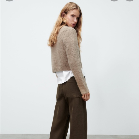 NWOT Zara Soft Touch Mock Neck Sweater - Picture 6 of 7